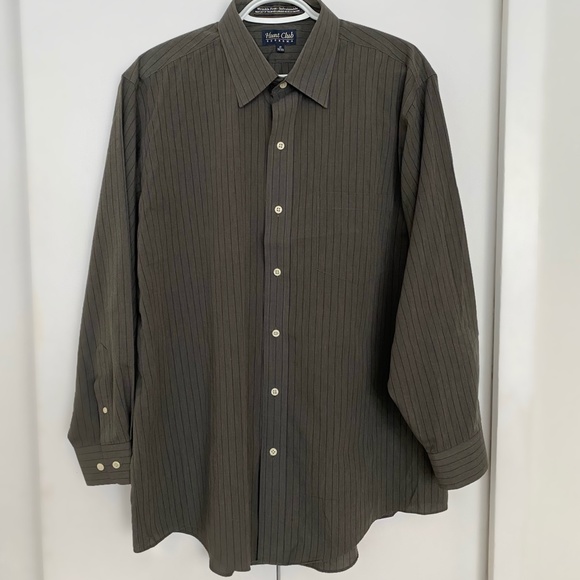 Hunt Club Supreme Button Down Dress Shirt Size 17 - Picture 1 of 7